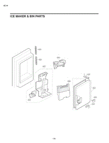 Ice Maker & Bin Parts parts for Lg Refrigerator 71039 from AppliancePartsPros.com