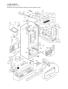 Section 2 parts for Lg Refrigerator 71052 from AppliancePartsPros.com