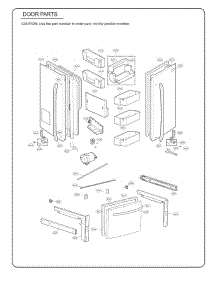 Section 3 parts for Lg Refrigerator 71052 from AppliancePartsPros.com