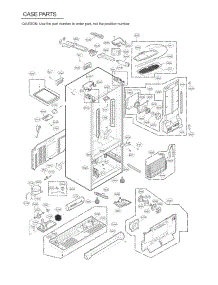 Section 2 parts for Lg Refrigerator 71053 from AppliancePartsPros.com