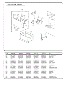 Section 4 parts for Lg Refrigerator 71053 from AppliancePartsPros.com