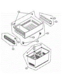 Freezer Parts parts for Lg Refrigerator 71054 from AppliancePartsPros.com
