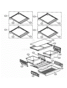 Refrigerator Parts parts for Lg Refrigerator 71054 from AppliancePartsPros.com