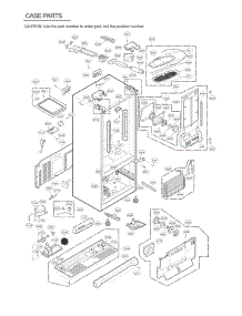 Section 2 parts for Lg Refrigerator 71059 from AppliancePartsPros.com