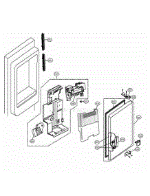 Ice Maker And Ice Bin Parts parts for Lg Refrigerator 71063 from AppliancePartsPros.com