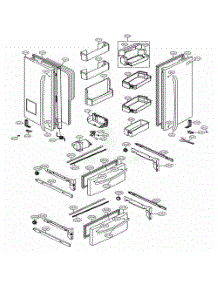 Door Parts parts for Lg Refrigerator 71092 from AppliancePartsPros.com