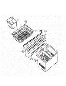 Freezer Parts parts for Lg Refrigerator 71092 from AppliancePartsPros.com