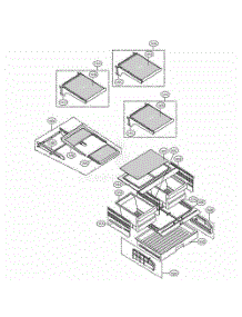 Refrigerator Parts parts for Lg Refrigerator 71092 from AppliancePartsPros.com