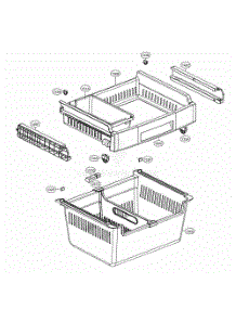 Freezer Parts parts for Lg Refrigerator 71314 from AppliancePartsPros.com