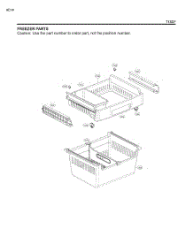 Freezer Parts parts for Lg Refrigerator 71323 from AppliancePartsPros.com