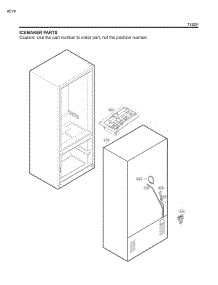 Ice Maker Parts parts for Lg Refrigerator 71323 from AppliancePartsPros.com