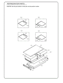 Section 3 parts for Lg Refrigerator 71355 from AppliancePartsPros.com