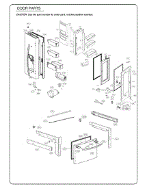 Section 4 parts for Lg Refrigerator 71355 from AppliancePartsPros.com