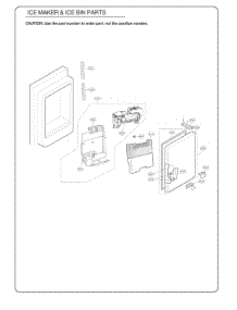 Section 7 parts for Lg Refrigerator 71355 from AppliancePartsPros.com