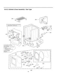 Section 2 parts for Lg Dryer 71433 from AppliancePartsPros.com