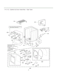 Section 2 parts for Lg Dryer 71462 from AppliancePartsPros.com