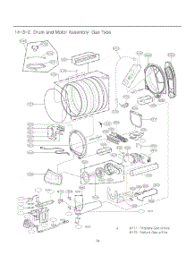 Drum And Motor Assembly parts for Lg Dryer 71463 from AppliancePartsPros.com
