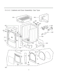 Section 3 parts for Lg Dryer 71522 from AppliancePartsPros.com