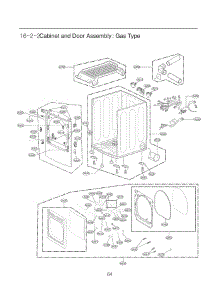 Section 2 parts for Lg Dryer 71552 from AppliancePartsPros.com