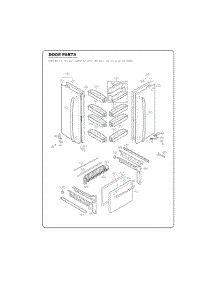 Freezer Parts parts for Lg Refrigerator 71604 from AppliancePartsPros.com