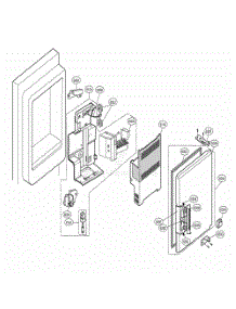 Ice Maker And Ice Bin Parts parts for Lg Refrigerator 72023 from AppliancePartsPros.com