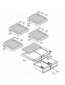 Refrigerator Parts parts for Lg Refrigerator 72023 from AppliancePartsPros.com