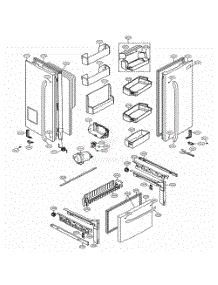 Door Parts parts for Lg Refrigerator 72032 from AppliancePartsPros.com