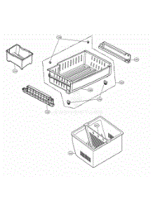Freezer Parts parts for Lg Refrigerator 72032 from AppliancePartsPros.com