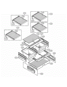 Refrigerator Parts parts for Lg Refrigerator 72032 from AppliancePartsPros.com