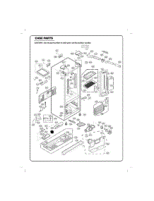 Section 2 parts for Lg Refrigerator 72033 from AppliancePartsPros.com