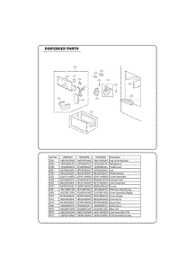 Section 4 parts for Lg Refrigerator 72033 from AppliancePartsPros.com