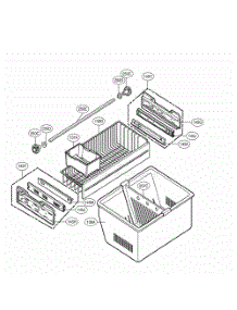 Freezer Parts parts for Lg Refrigerator 72036 from AppliancePartsPros.com