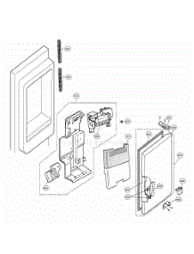 Ice Maker And Ice Bin Parts parts for Lg Refrigerator 72036 from AppliancePartsPros.com