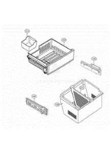 Freezer Parts parts for Lg Refrigerator 72123 from AppliancePartsPros.com