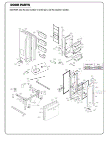 Section 3 parts for Lg Refrigerator 72193 from AppliancePartsPros.com