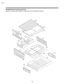 Section 4 parts for Lg Refrigerator 72309 from AppliancePartsPros.com