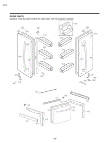 Section 5 parts for Lg Refrigerator 72309 from AppliancePartsPros.com
