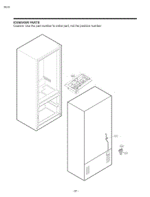 Section 6 parts for Lg Refrigerator 72309 from AppliancePartsPros.com