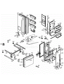 Door Parts parts for Lg Refrigerator 72379 from AppliancePartsPros.com