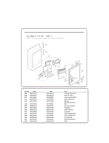 Door Parts parts for Lg Refrigerator 72493 from AppliancePartsPros.com