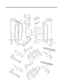 Freezer Parts parts for Lg Refrigerator 72493 from AppliancePartsPros.com