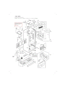 Section 2 parts for Lg Refrigerator 72495 from AppliancePartsPros.com