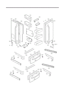 Section 5 parts for Lg Refrigerator 72495 from AppliancePartsPros.com