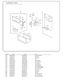 Section 7 parts for Lg Refrigerator 72495 from AppliancePartsPros.com