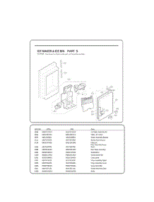 Section 8 parts for Lg Refrigerator 72495 from AppliancePartsPros.com