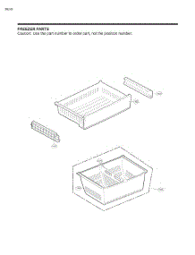 Section 2 parts for Lg Refrigerator 73033 from AppliancePartsPros.com