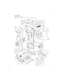 Section 2 parts for Lg Refrigerator 73052 from AppliancePartsPros.com
