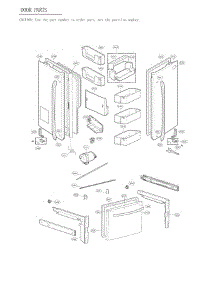 Section 3 parts for Lg Refrigerator 73052 from AppliancePartsPros.com