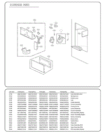 Section 4 parts for Lg Refrigerator 73052 from AppliancePartsPros.com