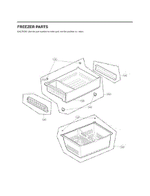 Freezer Parts parts for Lg Refrigerator 73102 from AppliancePartsPros.com